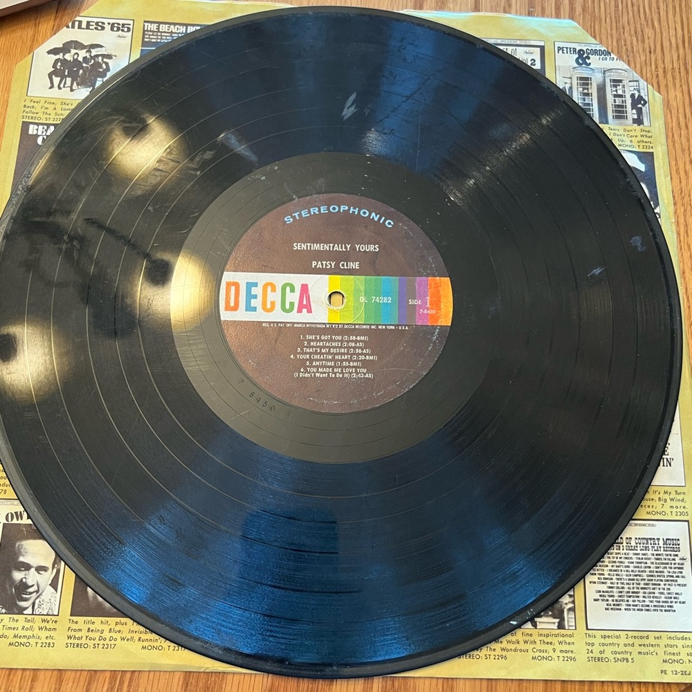 Patsy Cline Record - Picture 7 of 7